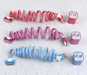 [grdx01106]Total 6pcs/lot! USB Cable Cord（1M） & USB Power Charger For Iphone 4/4s