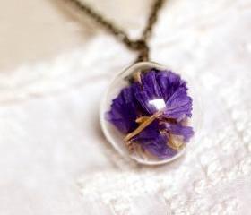 [grhmf2100006]Natural Suddenly Eecstasy Flower Crystal Necklace Pendant