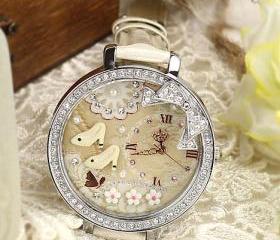 [grhmf21500002]Fashion Cute High Heels Fimo Watch